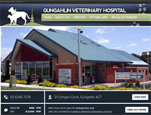 Tablet Screenshot of gungahlinvet.com.au